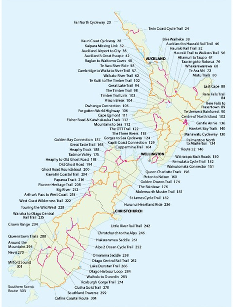 Classic NZ Cycle Trails